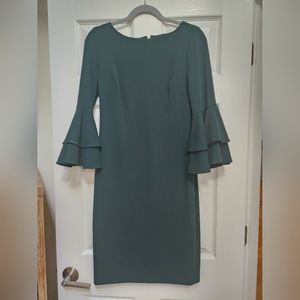 Calvin Klein, Forest Green Dress